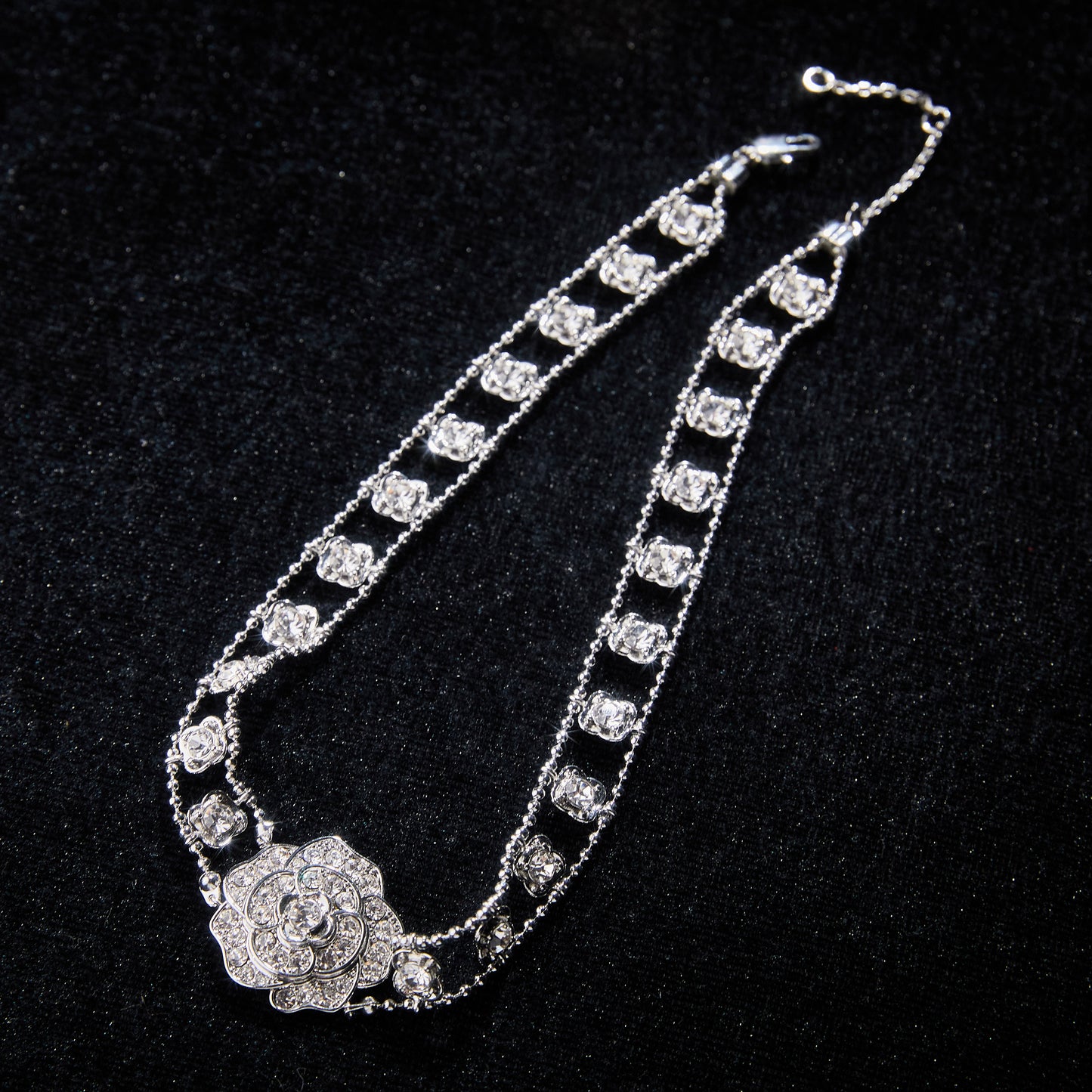 Elegant Copper Alloy Necklace KK-JB0171