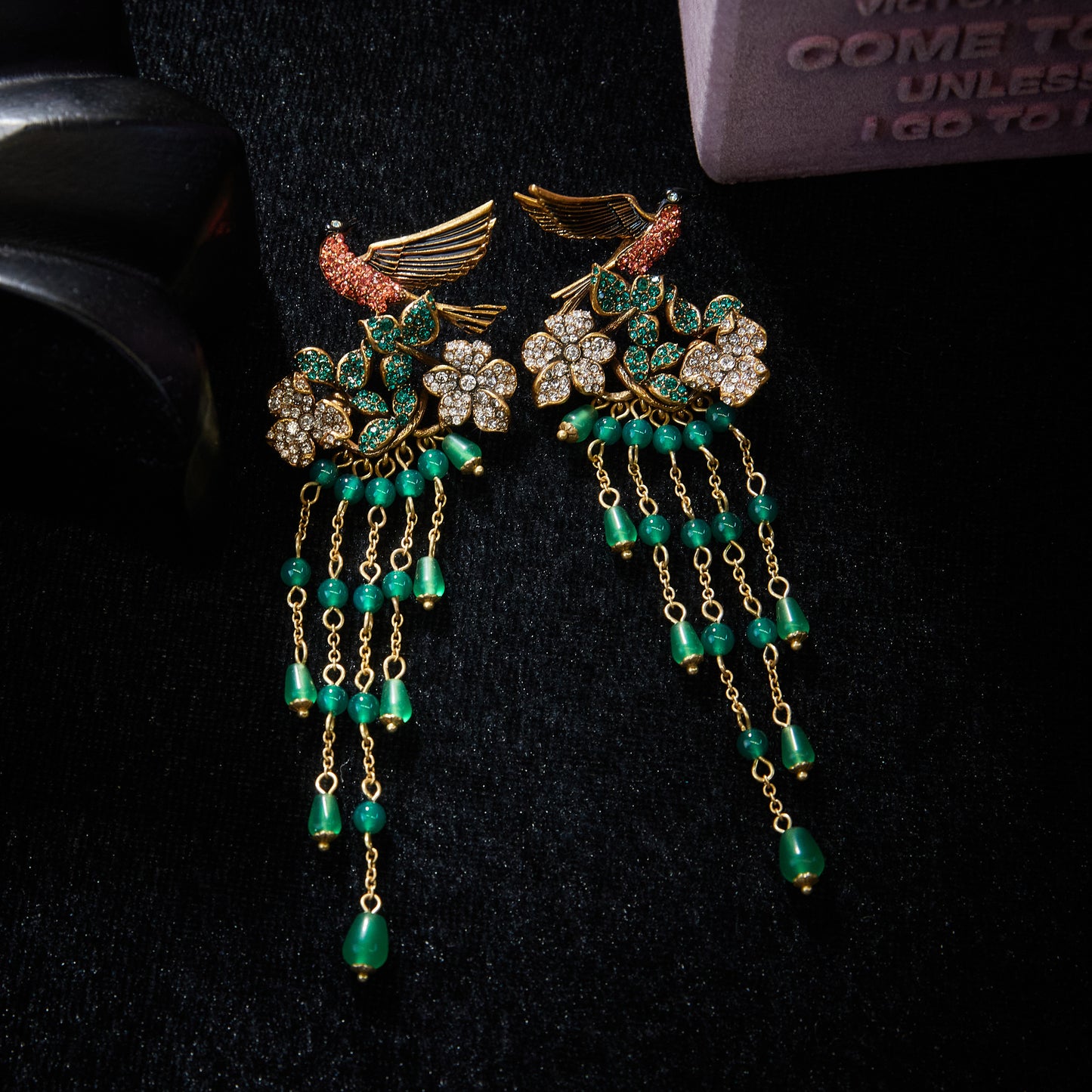 Sparkling Swarovski Crystal Copper Alloy  Jewelry Set KK-JB0114