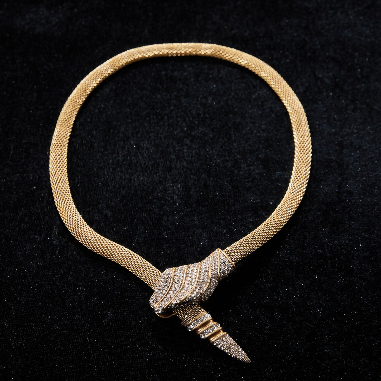 Sleek Swarovski Crystal Copper Alloy Necklace & Earrings KK-92160