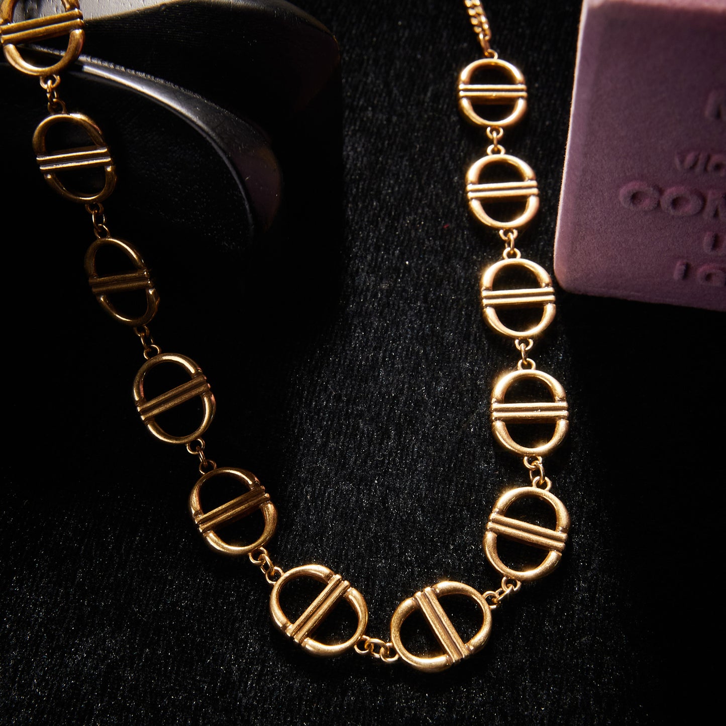 Elegant Copper Alloy Necklace KK-9343