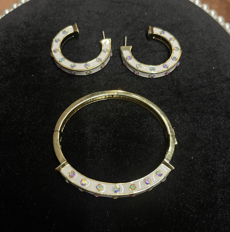 Refined Swarovski Crystal Copper Alloy Jewelry Set KK-91910