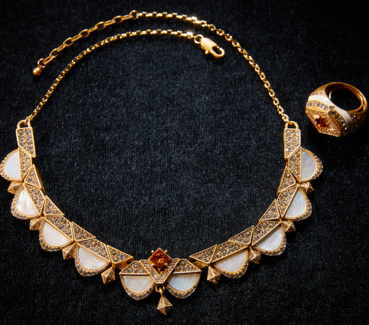 Refined Swarovski Crystal Copper Alloy Jewelry Set KK-92205