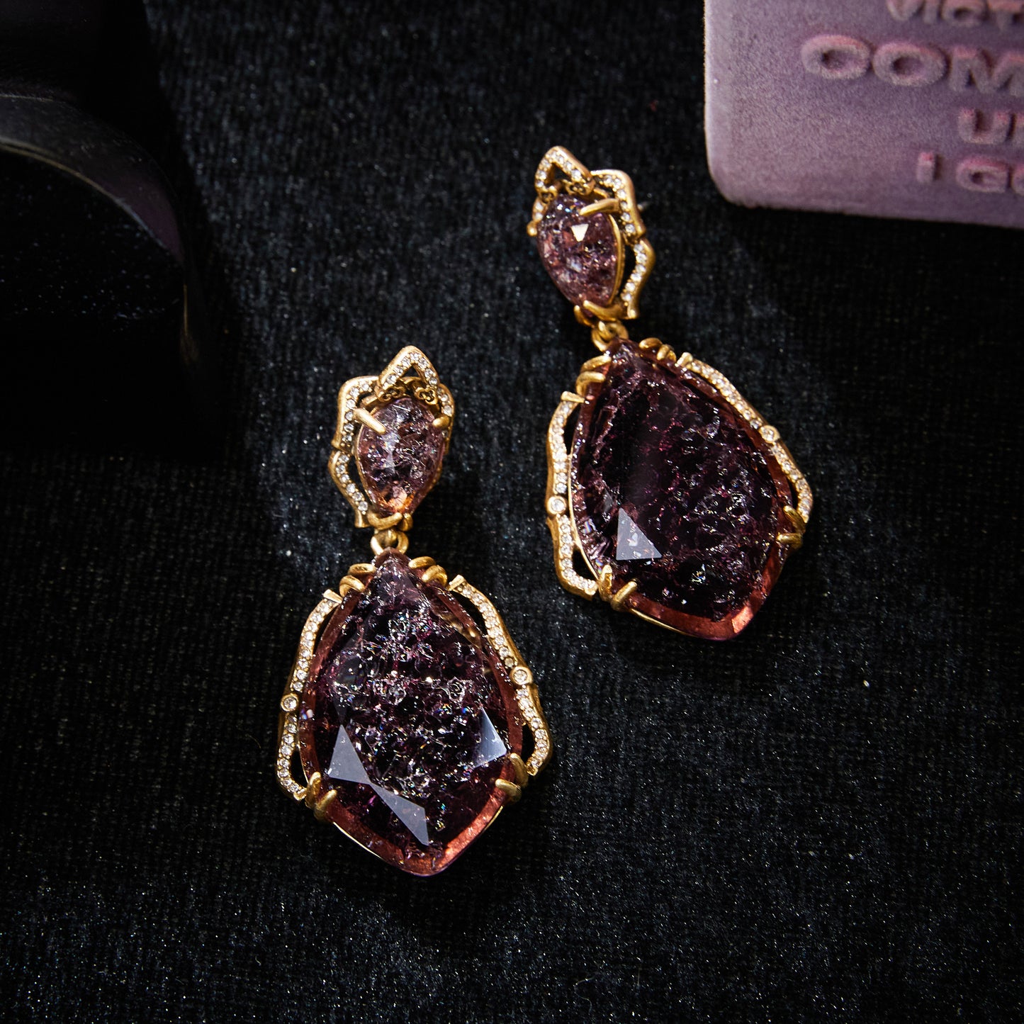 Sparkling Swarovski Crystal Copper Alloy  Jewelry Set KK-JB0056