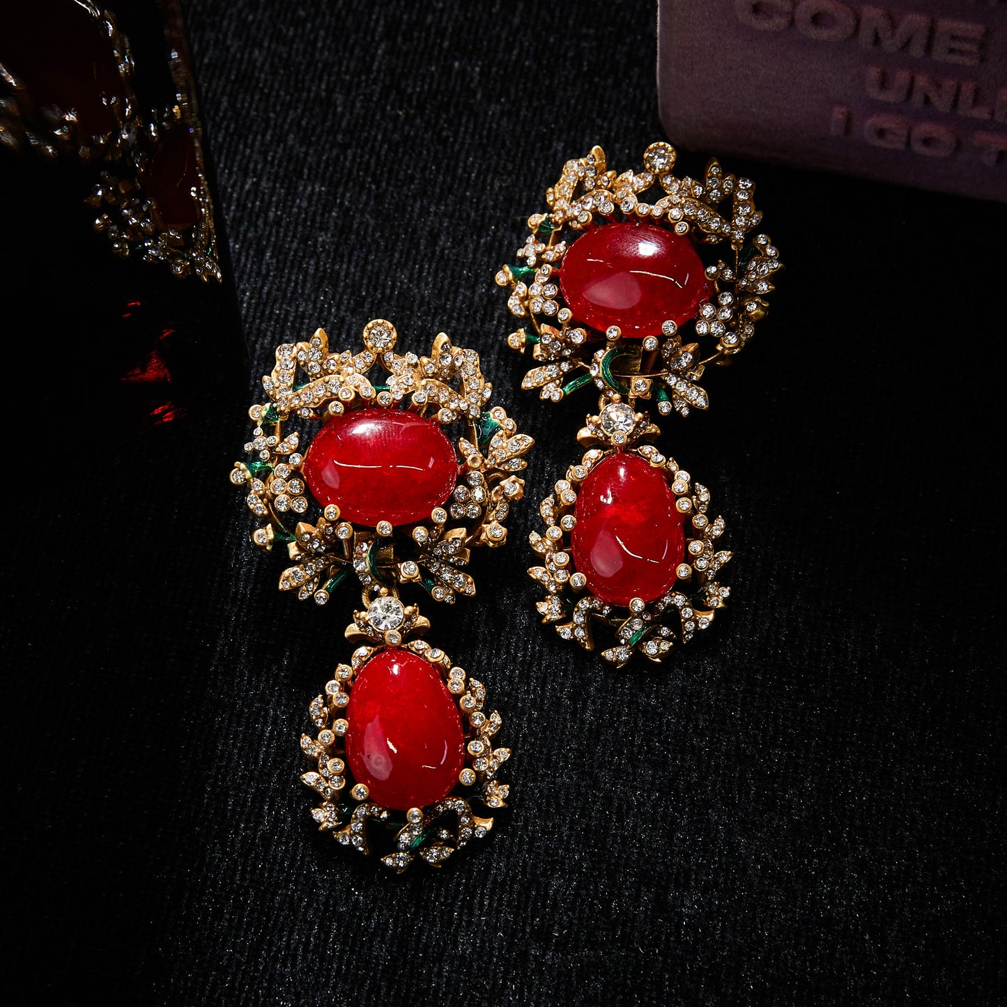 Sparkling Swarovski Crystal Copper Alloy Jewelry Set KK-JB0074