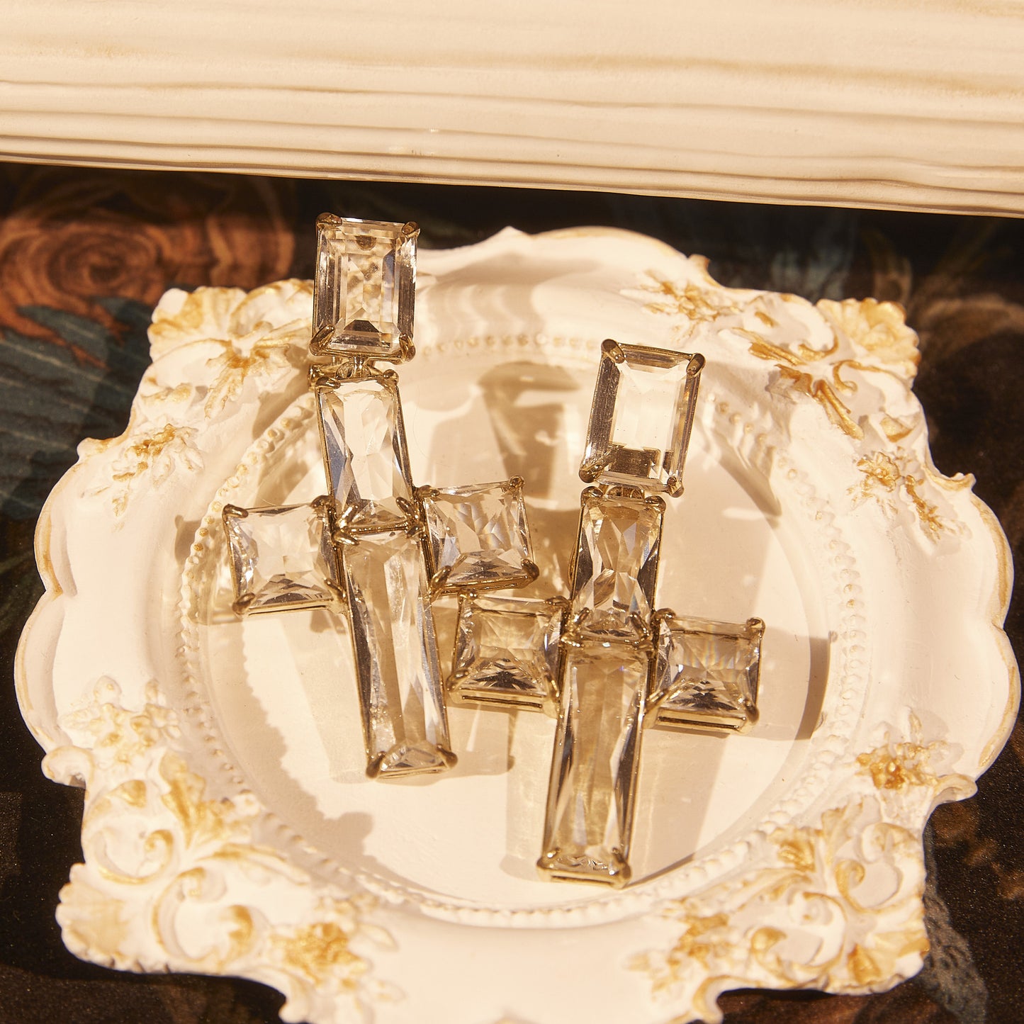 Refined  Sparkling Earrings KK-91285