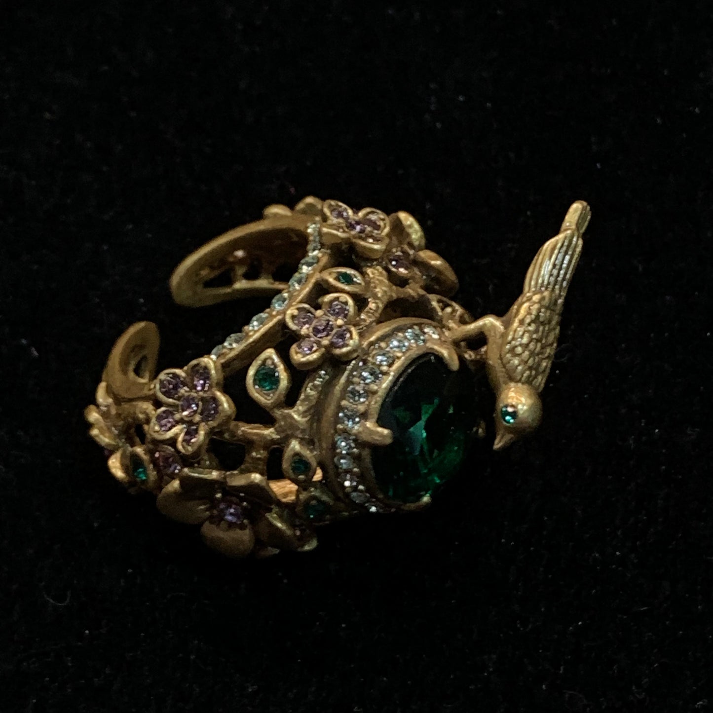 Refined Swarovski Crystal Copper Alloy Ring KK-JK0048