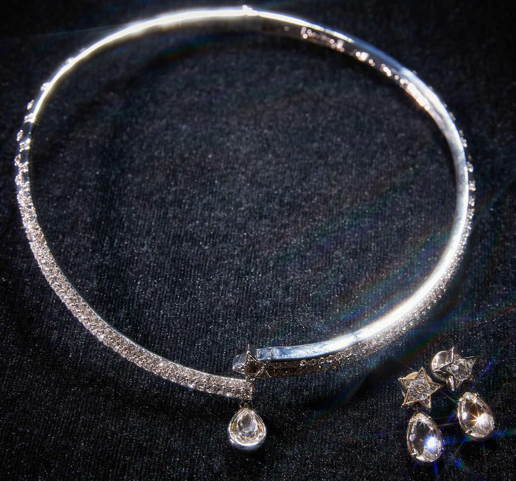 Sparkling Swarovski Crystal Copper Alloy Jewelry Set KK-92204