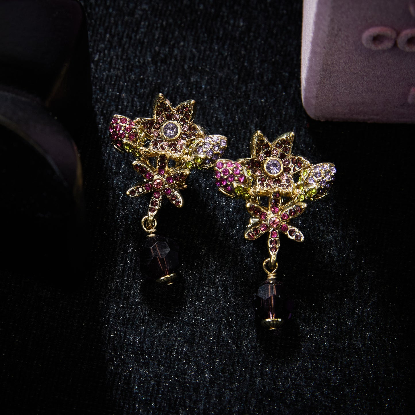 Sparkling Swarovski Crystal Copper Alloy Necklace & Earrings Set KK-JB0071