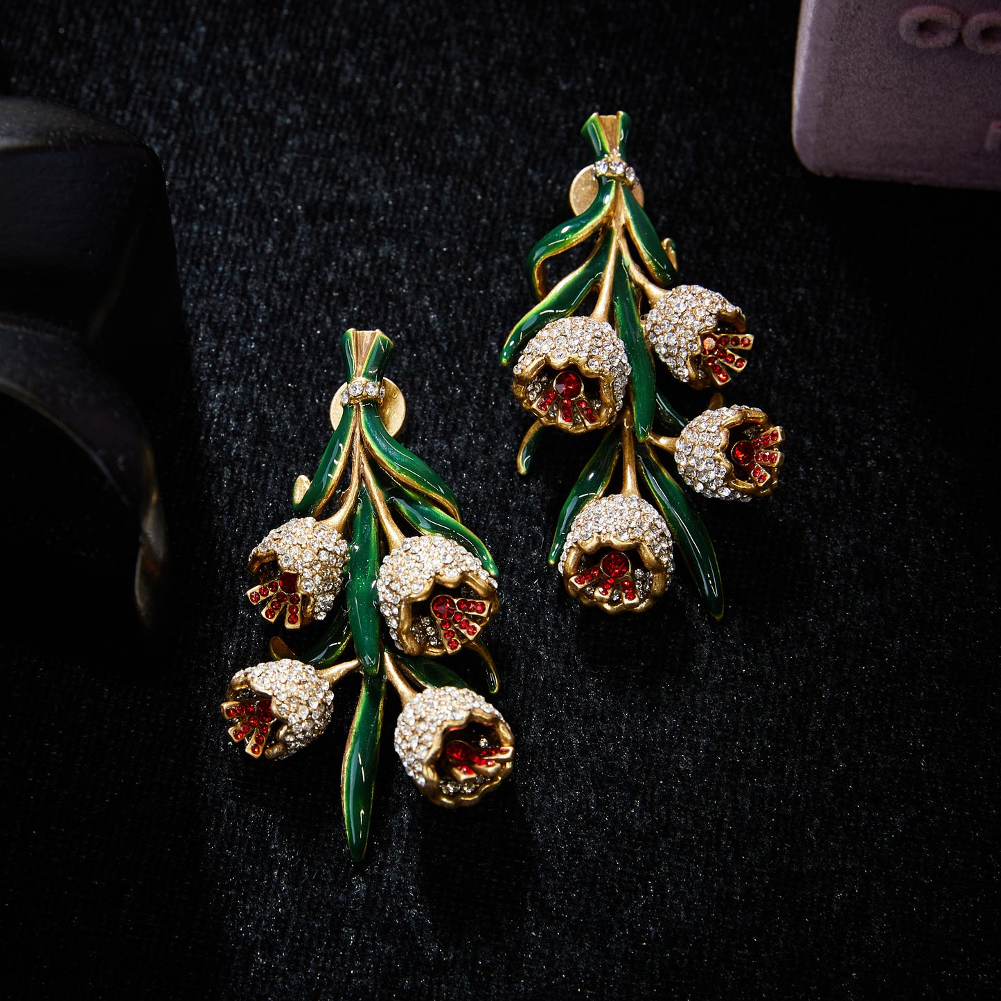 Refined Swarovski Crystal Copper Alloy Jewelry Set KK-JB0079