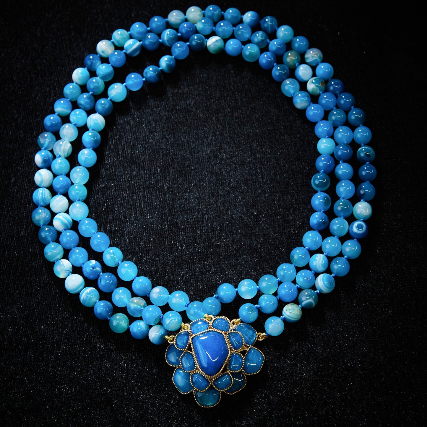 Sparkling Swarovski Crystal Copper Alloy Necklace & Earrings Set KK-JB0022