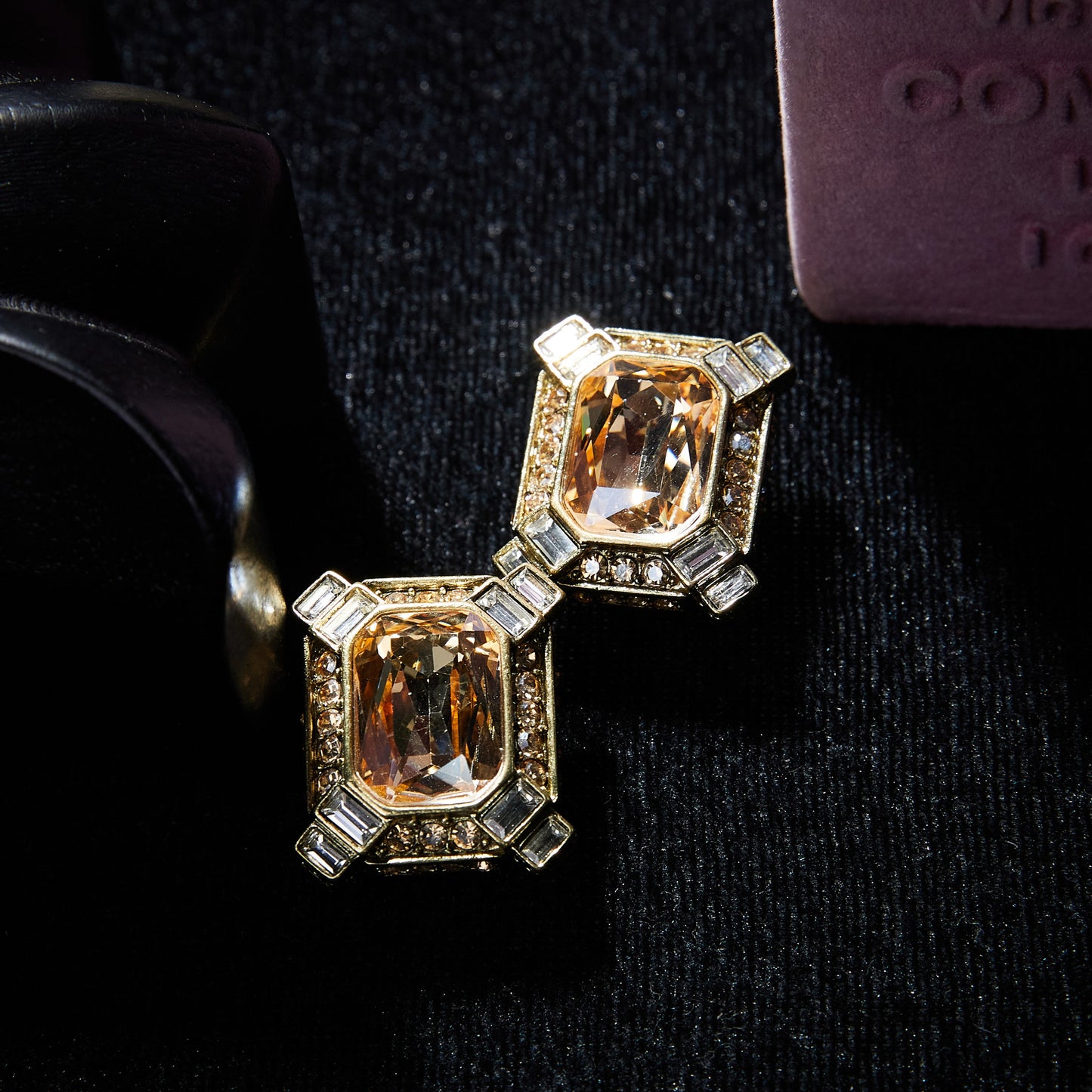 Sparkling Swarovski Crystal Copper Alloy Necklace & Earrings Set KK-91969