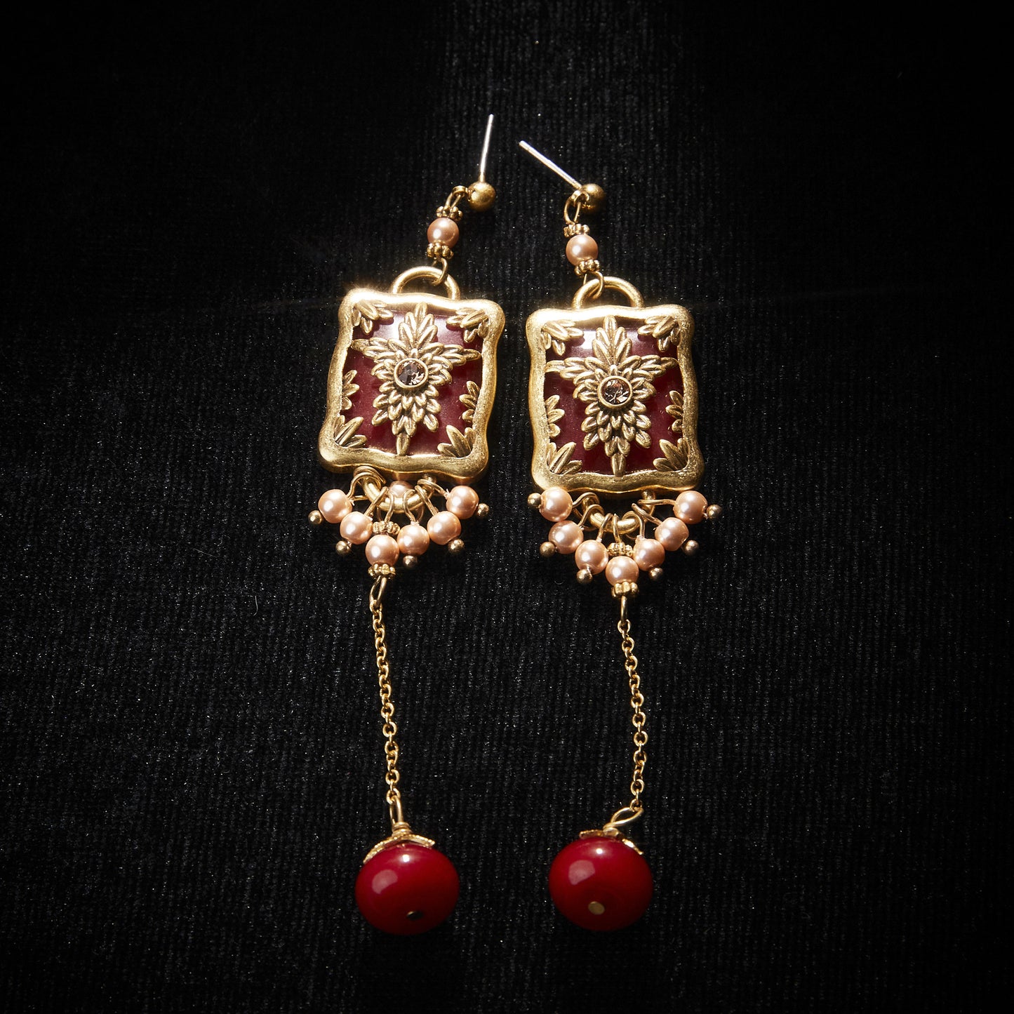 Elegant Copper Alloy Earrings  KK-91755
