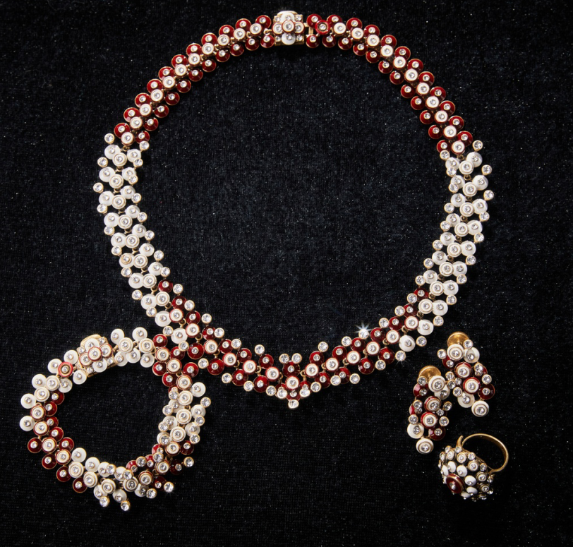 Refined Swarovski Crystal Copper Alloy Jewelry Set KK-92172