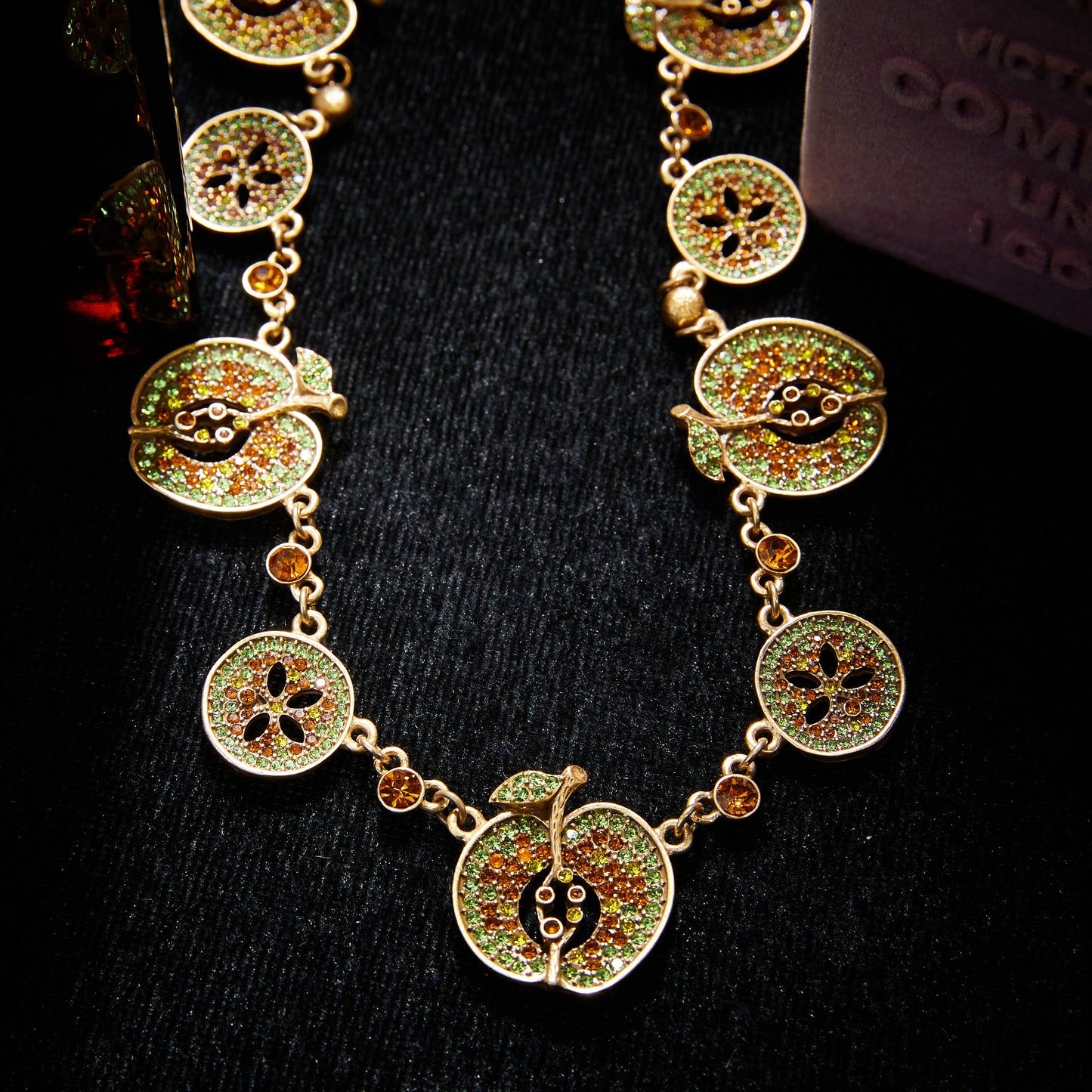 Refined Swarovski Crystal Copper Alloy Jewelry Set KK-JB0187