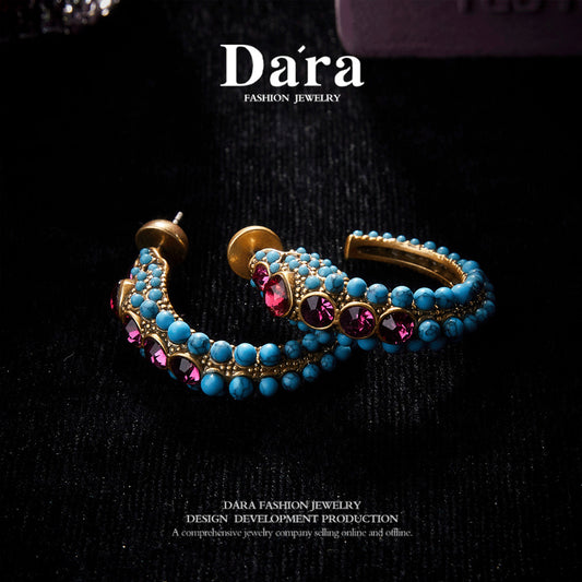 Elegant Copper Alloy Earrings  KK-91763