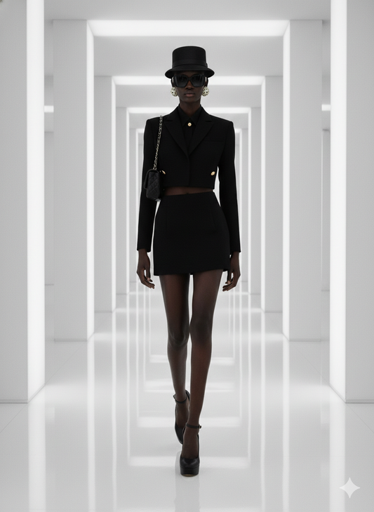 Emerald Dot Egg-Shape Statement Stud Earrings